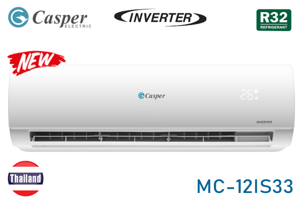 Điều hòa Casper inverter 1 chiều 12000BTU MC-12IS33