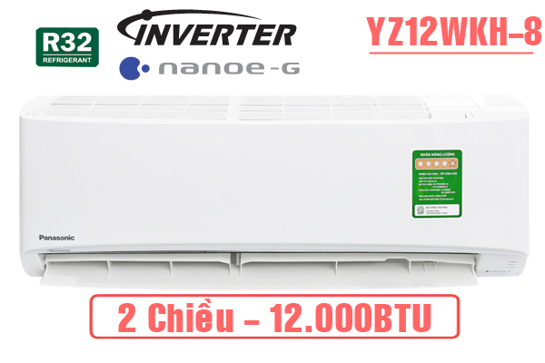 Điều hòa Panasonic 2 chiều 12000BTU inverter YZ12WKH-8