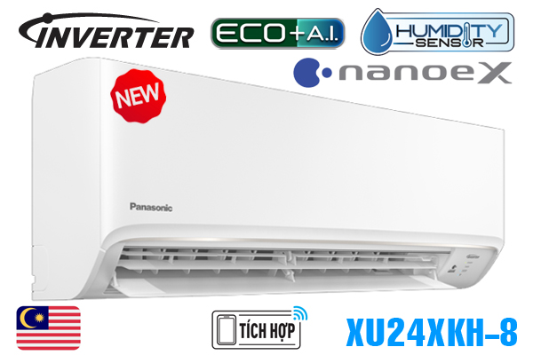 Điều hòa Panasonic 24000BTU 1 chiều inverter cao cấp XU24XKH-8