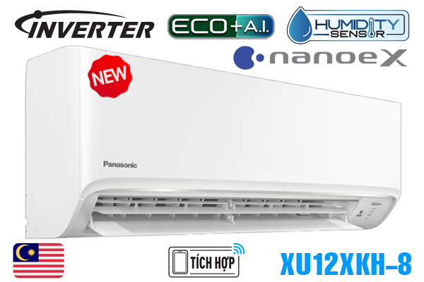 Điều hòa Panasonic 1 chiều inverter 12000BTU XU12XKH-8