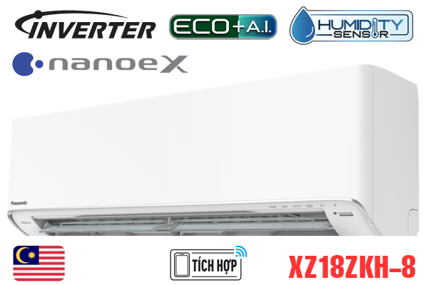 Điều hòa Panasonic 2 chiều inverter 18.000BTU XZ18ZKH-8