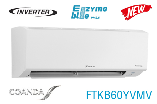 Điều hòa Daikin 21000BTU inverter 1 chiều FTKB60YVMV